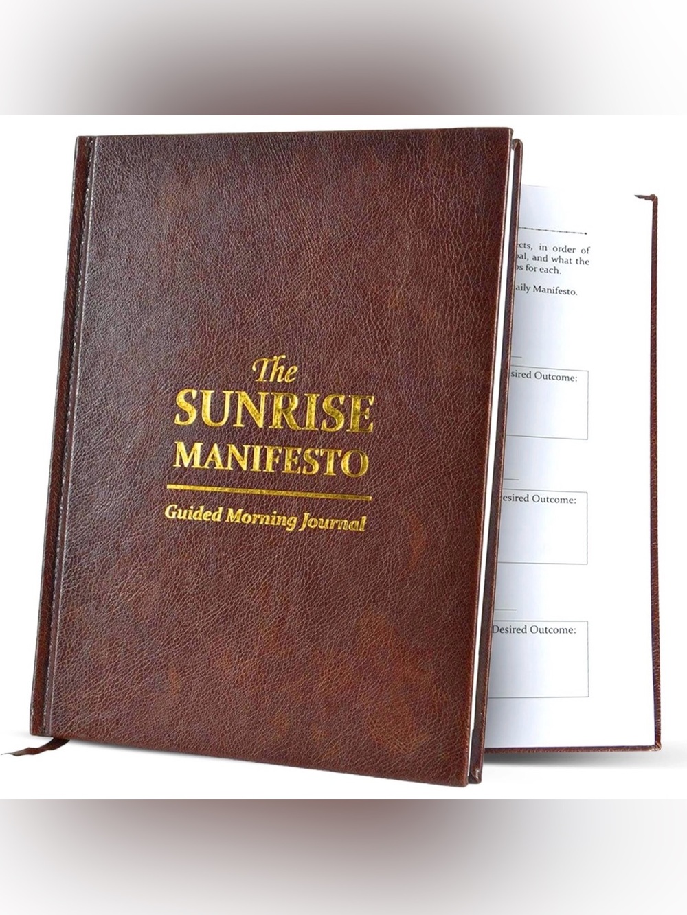 SaltWrap Sunrise Manifesto: Daily Morning Guided Journal for Gratitude New